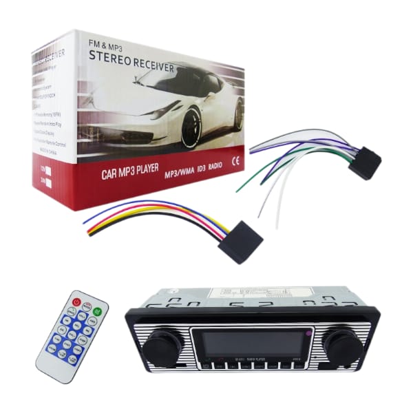 Radio Auto Bluetooth Vintage